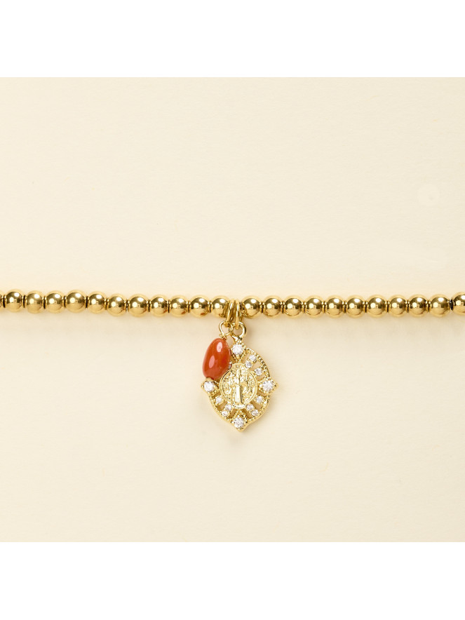 Bracelet By Garance ROXY CORAIL VIERGE
