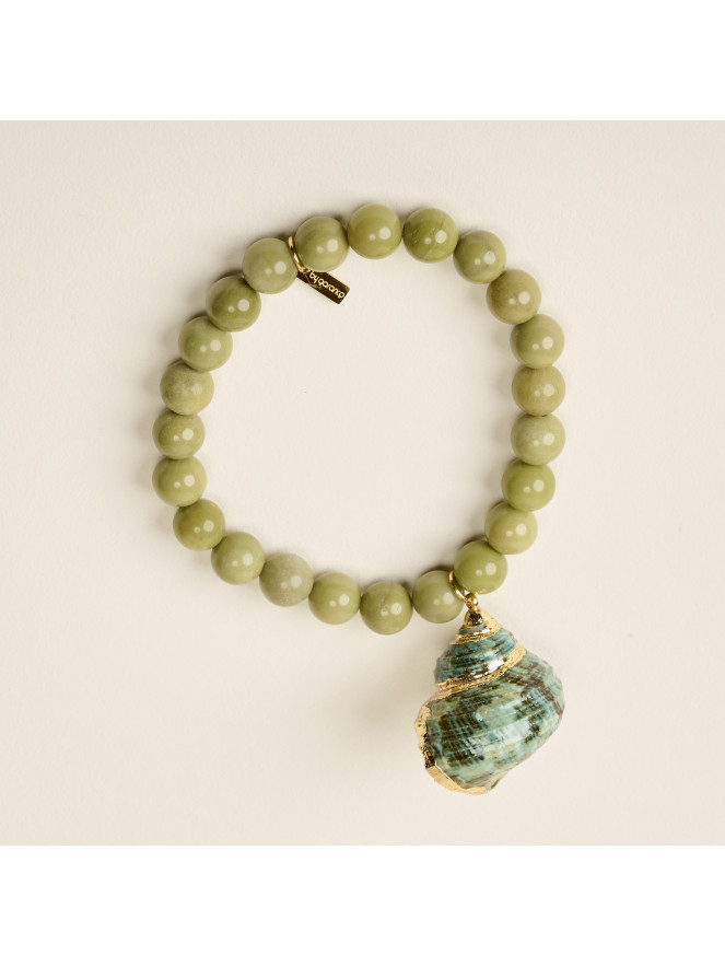 Bracelet By Garance AADA VERT COQUILLAGE