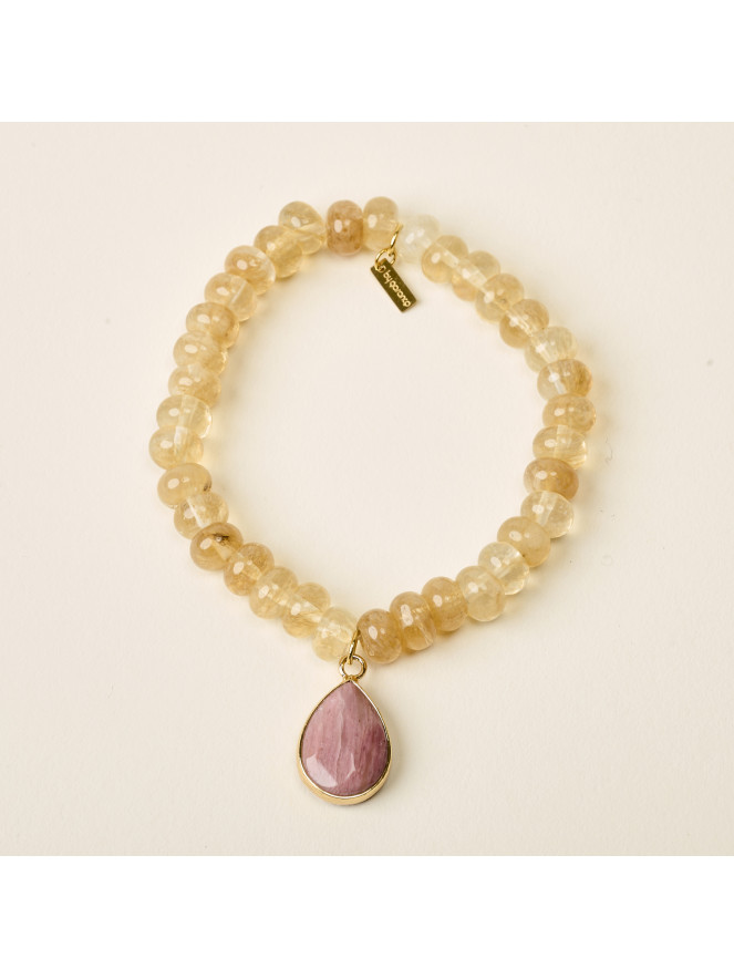 Bracelet By Garance AADA QUARTZ RUTILE