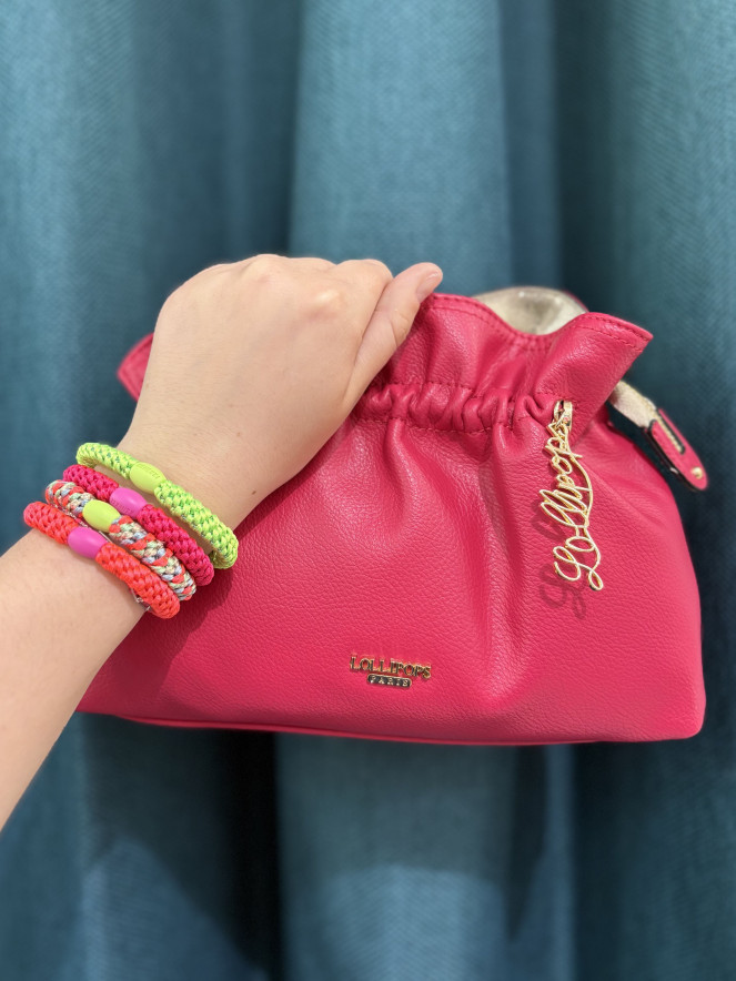 Bracelet Chouchou KKNEKKI lot de 4 couleurs FLUO ROSE VERT