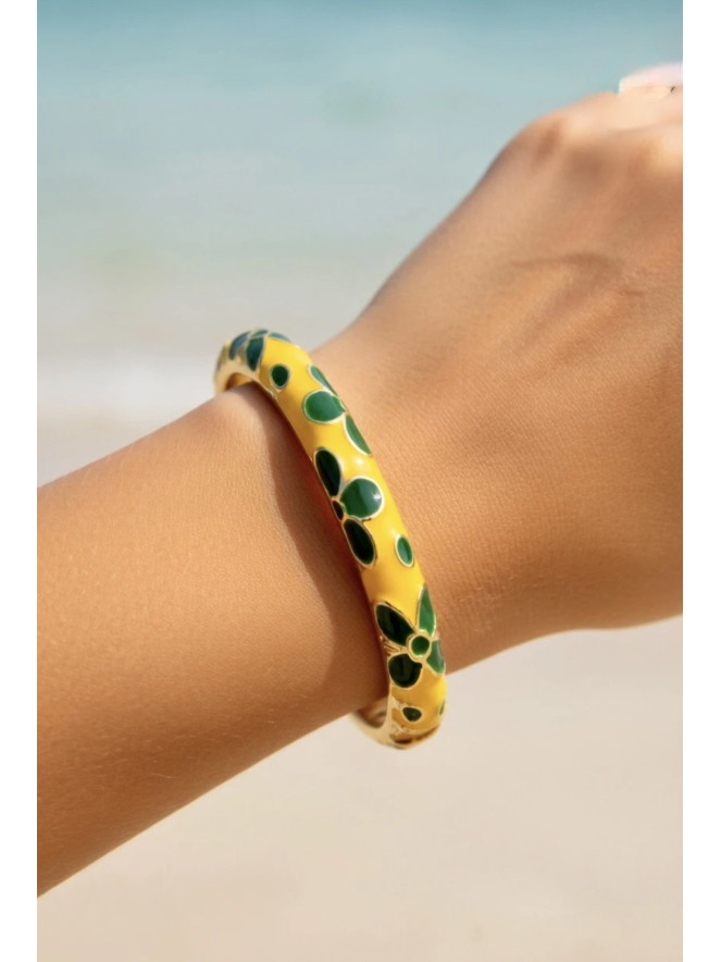 Jonc émaillé FLOWERS LOVER