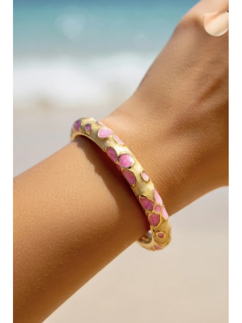 Jonc émaillé FLOWERS LOVER