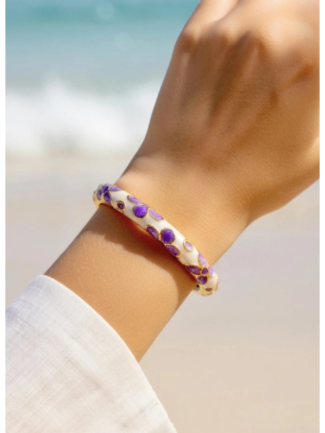 Jonc émaillé FLOWERS LOVER