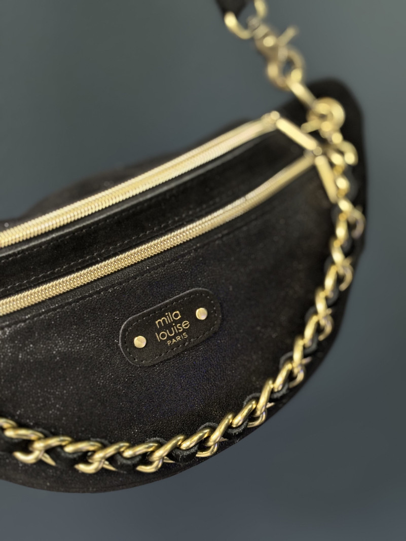 Sac banane Mila Louise PETRA NOIR