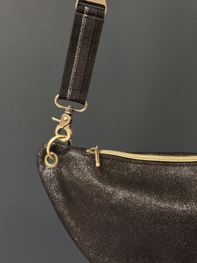 Sac banane Mila Louise PETRA NOIR