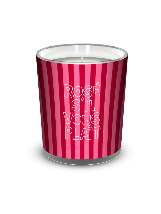 Bougie ROSÉ SVP