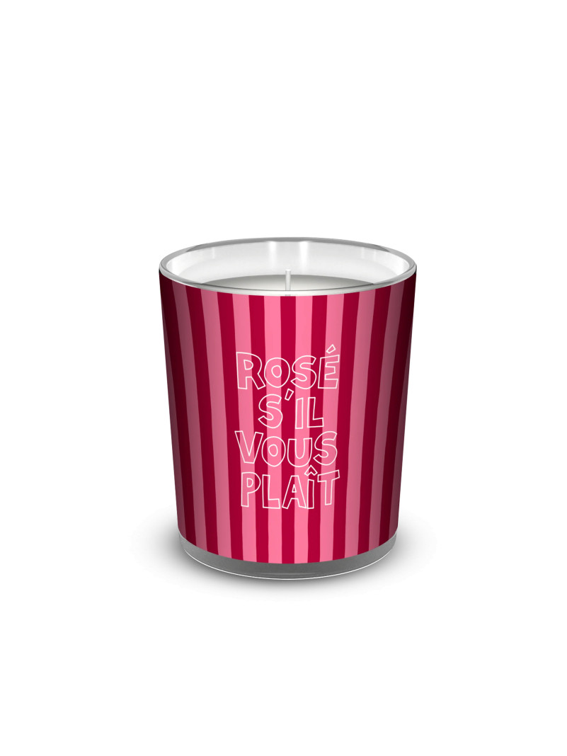 Bougie ROSÉ SVP