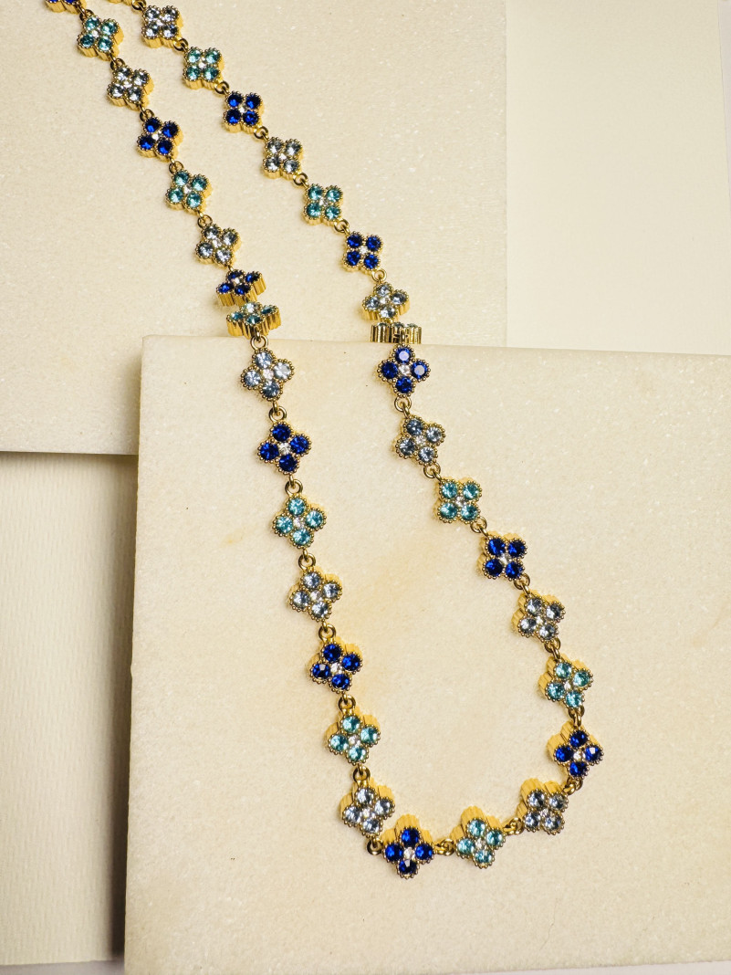Collier HAPPY BLEU
