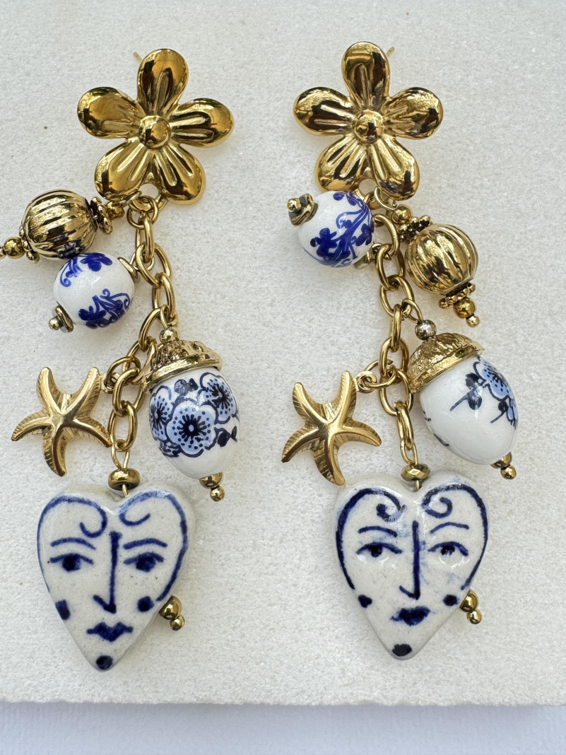 Boucles d'oreilles GRECE VISAGE