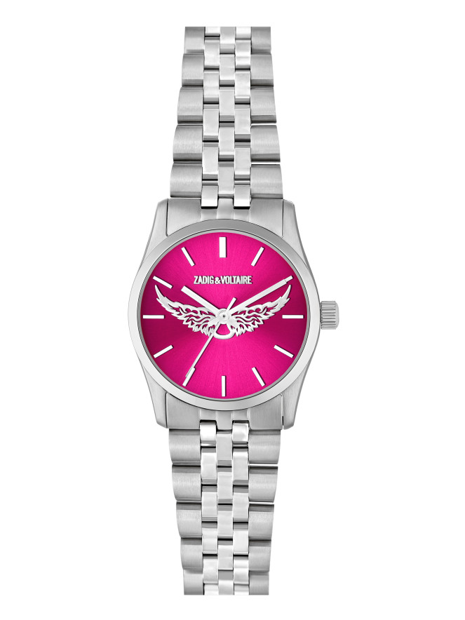 Montre Zadig et Voltaire 30 SMALL AILES ROSE FLUO