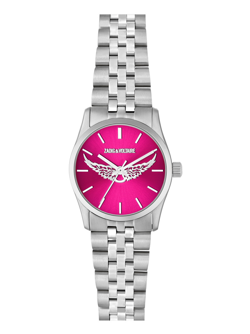 Montre Zadig et Voltaire 30 SMALL AILES ROSE FLUO