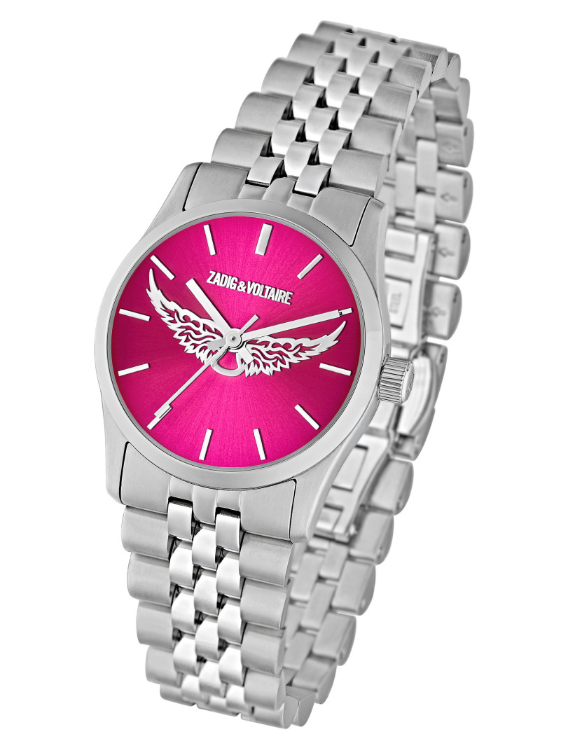 Montre Zadig et Voltaire 30 SMALL AILES ROSE FLUO