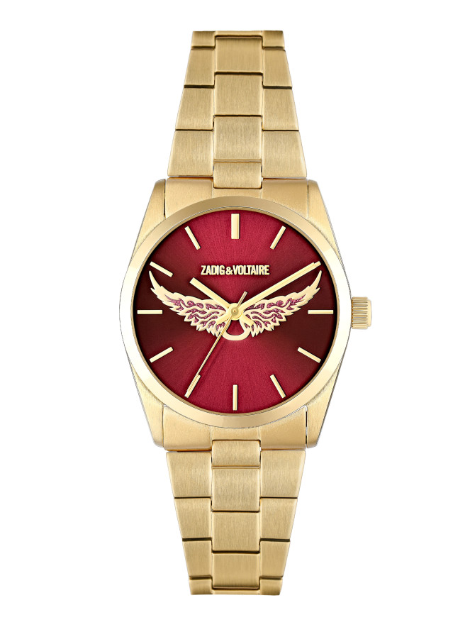montre Zadig et Voltaire fusion ailes dorées