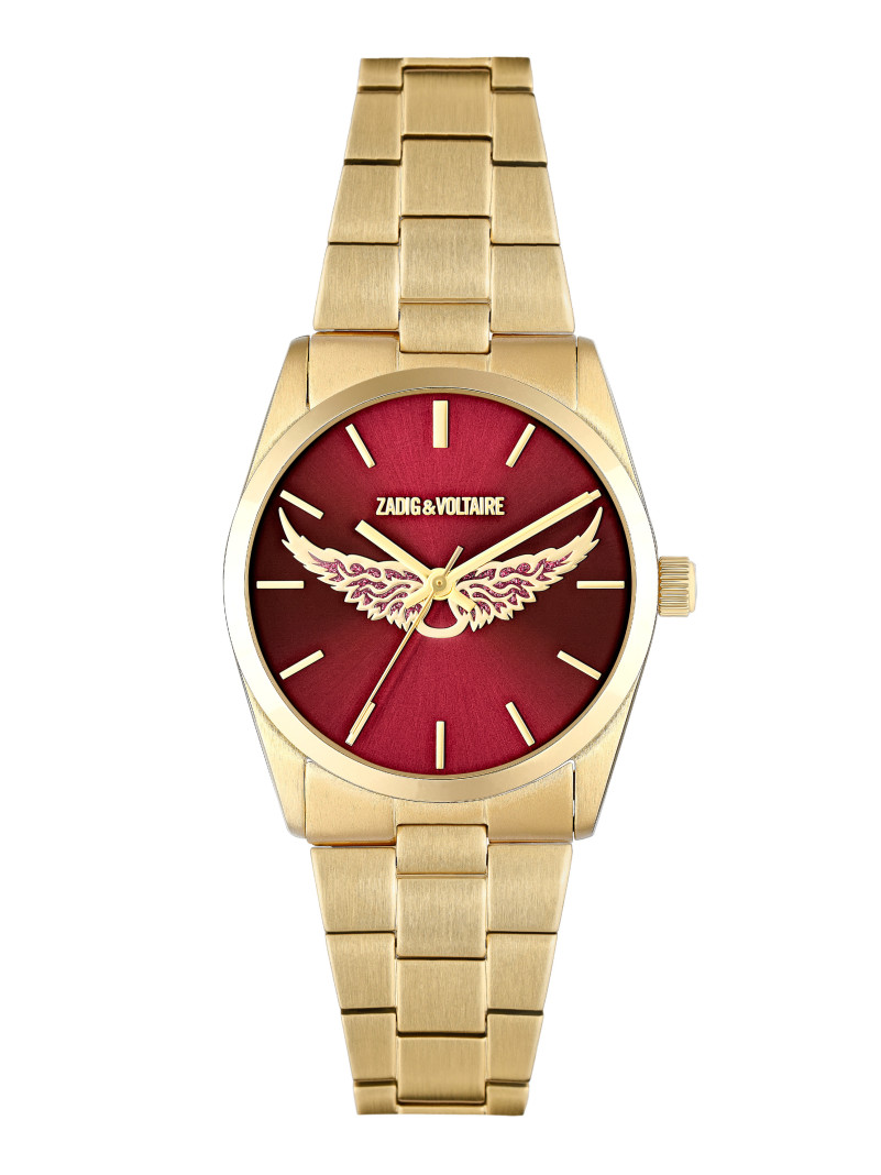montre Zadig et Voltaire fusion ailes dorées