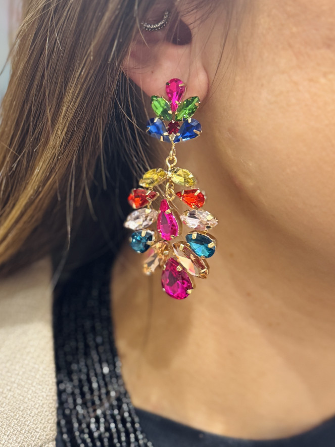 Boucles d'oreilles ELISABETH PM MULTI