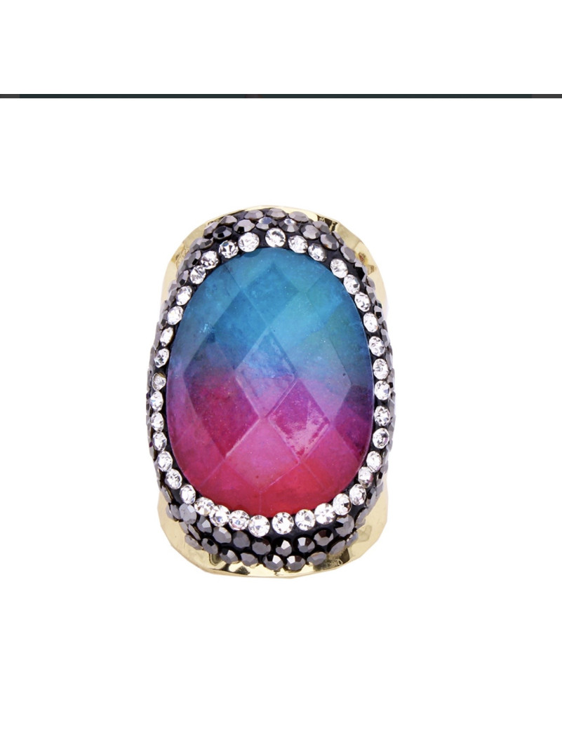 BAGUE DREAM ROSE BLEU