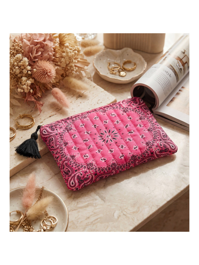 Pochette BANDANA FUSCHIA