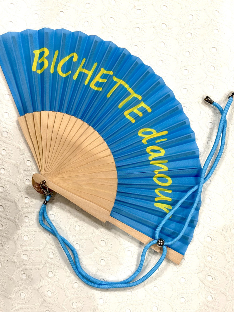 Éventail BICHETTE D'AMOUR