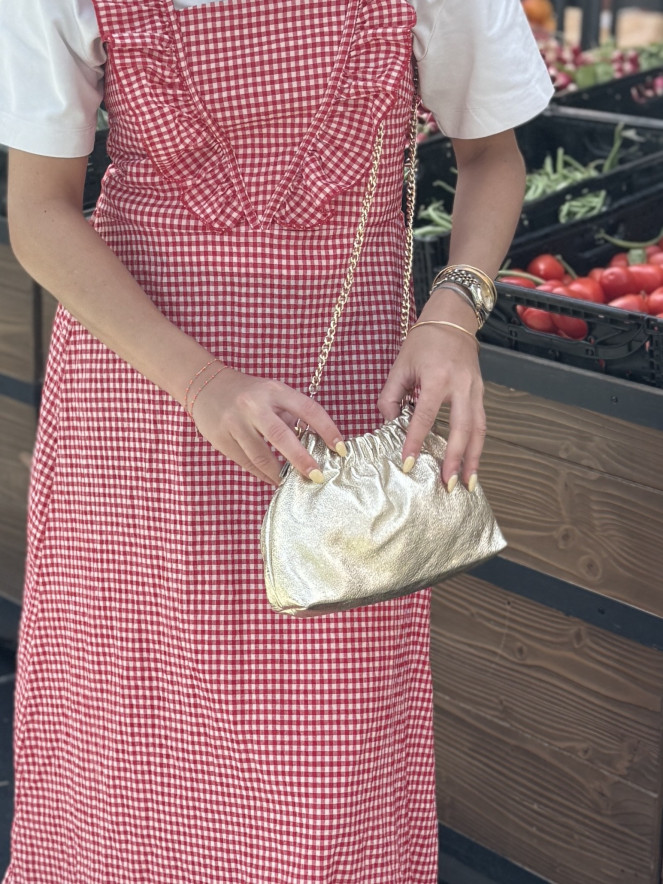 Sac en cuir AMALLIA DORÉ