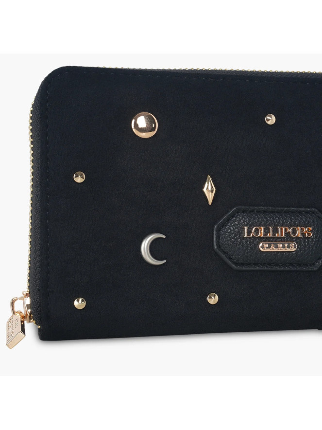 Portefeuille Lollipops TALAYA NOIR CLOUTÉ