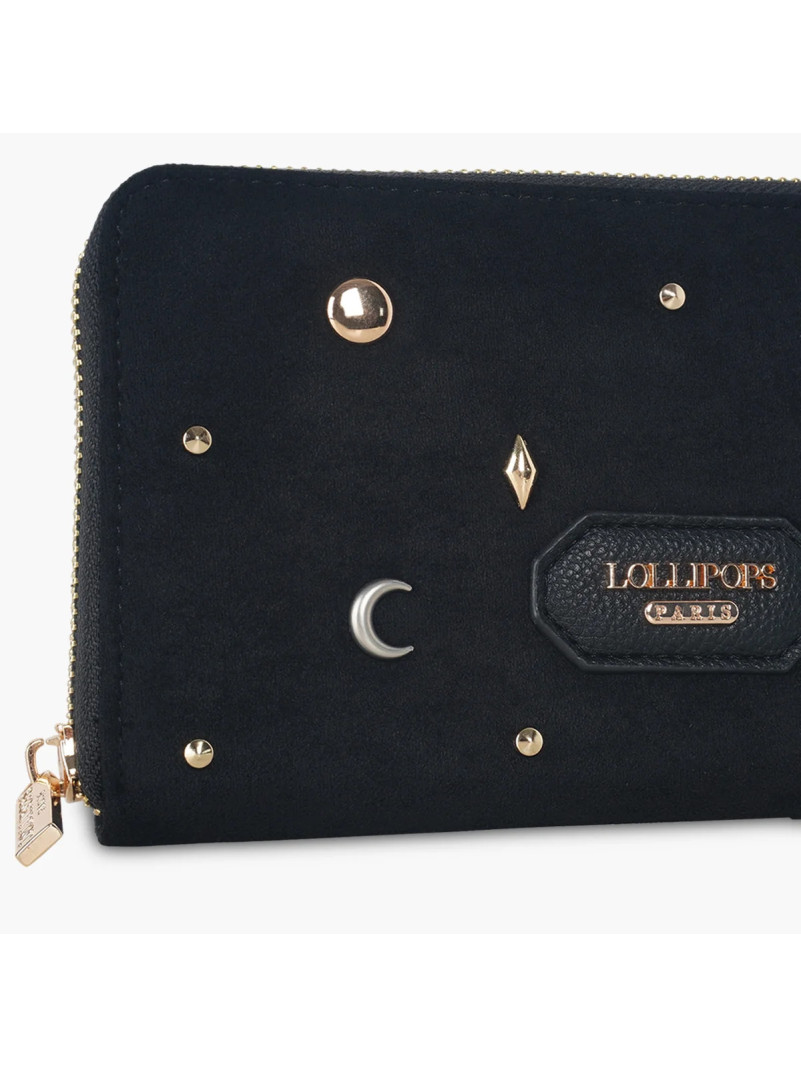 Portefeuille Lollipops TALAYA NOIR CLOUTÉ