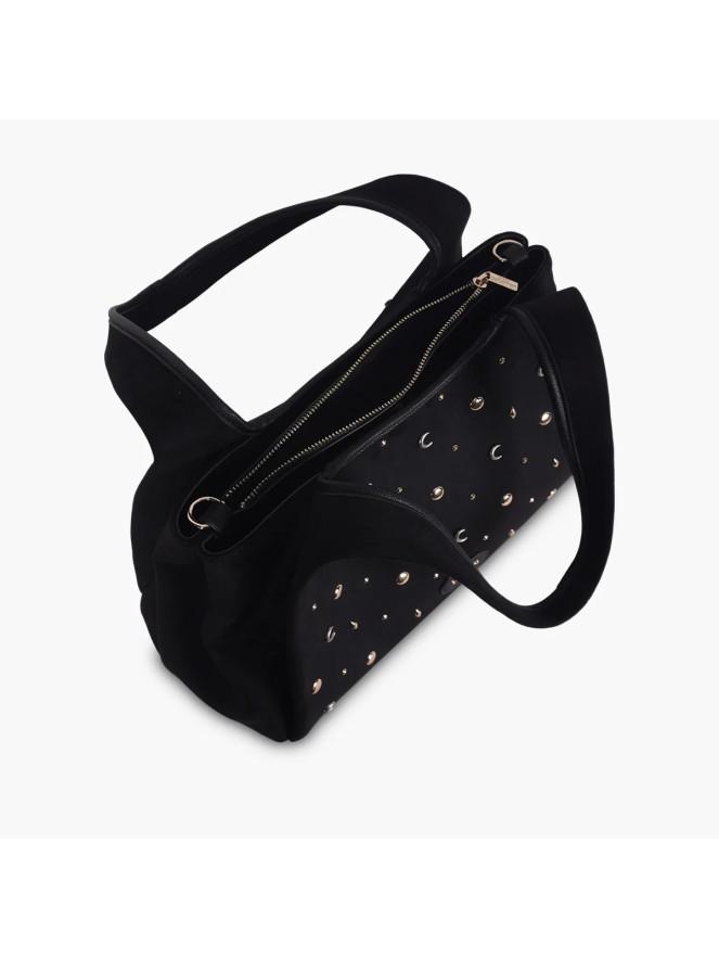 Sac Shopper Lollipops TALAYA NOIR CLOUTÉ