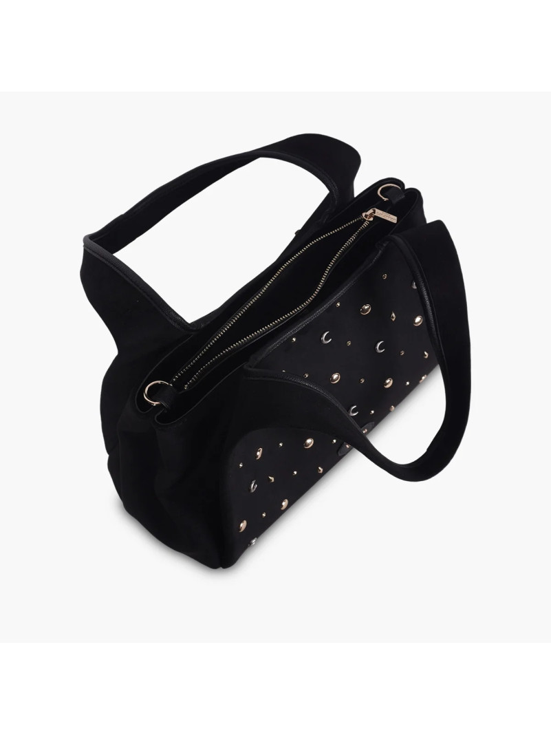 Sac Shopper Lollipops TALAYA NOIR CLOUTÉ