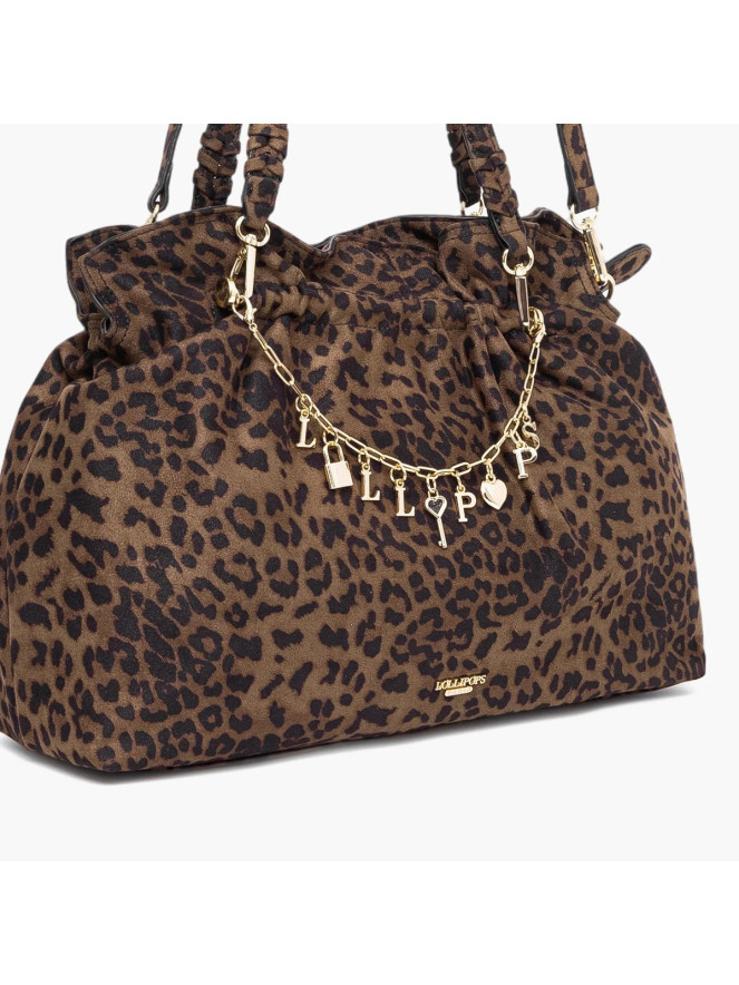 Sac Lollipops TEANA SHOPPER M LÉOPARD