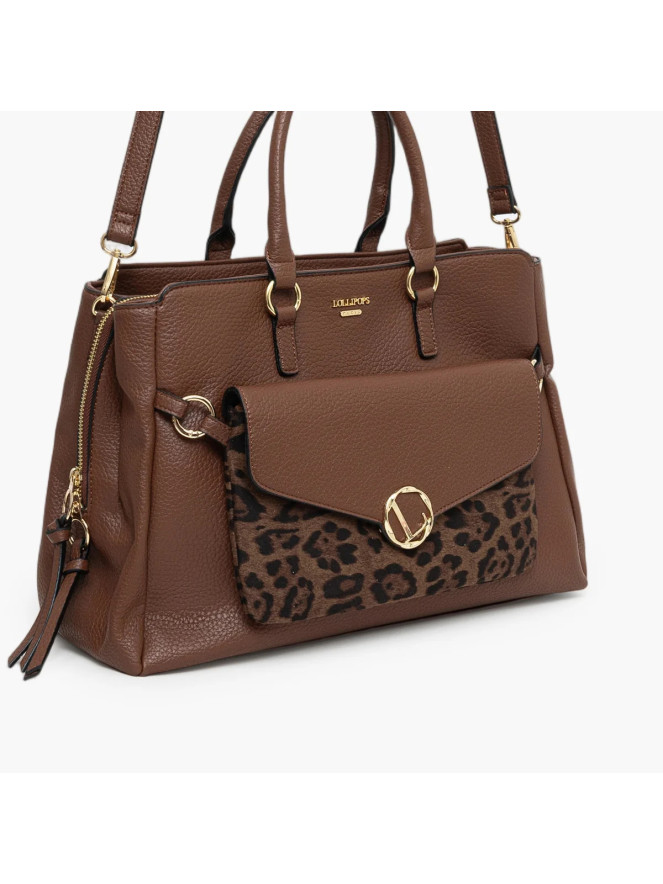 Sac Lollipops TIM COGNAC cabas