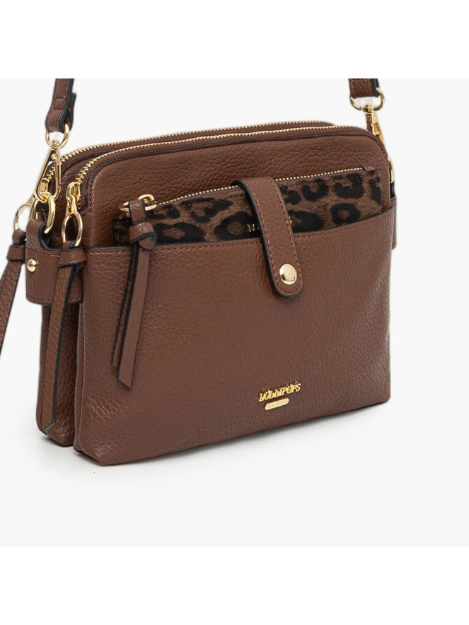 Sac Lollipops TIM COGNAC multi poches