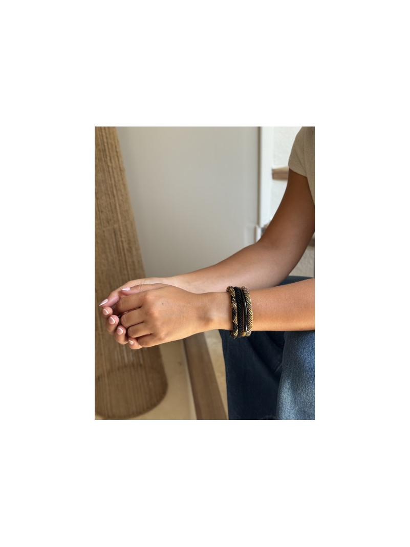 Bracelet NÉPALAIS NOIR MULTI N27
