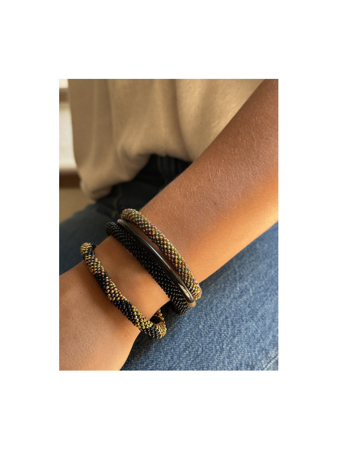 Bracelet NÉPALAIS NOIR MULTI N27