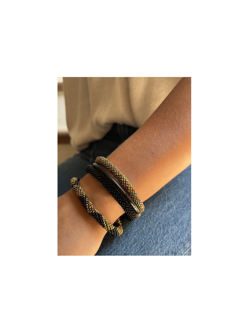 Bracelet NÉPALAIS NOIR MULTI N27