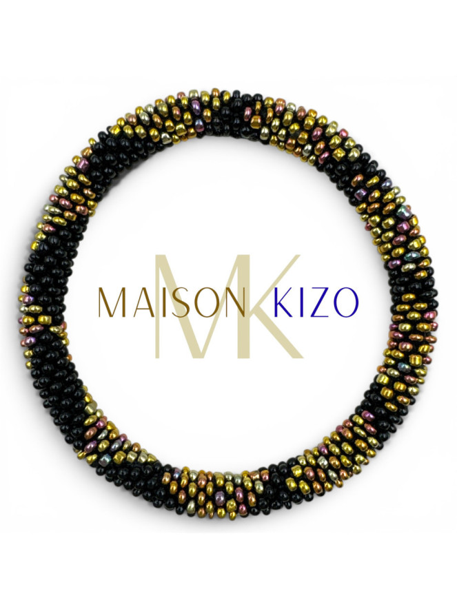 Bracelet NÉPALAIS NOIR MULTI N27