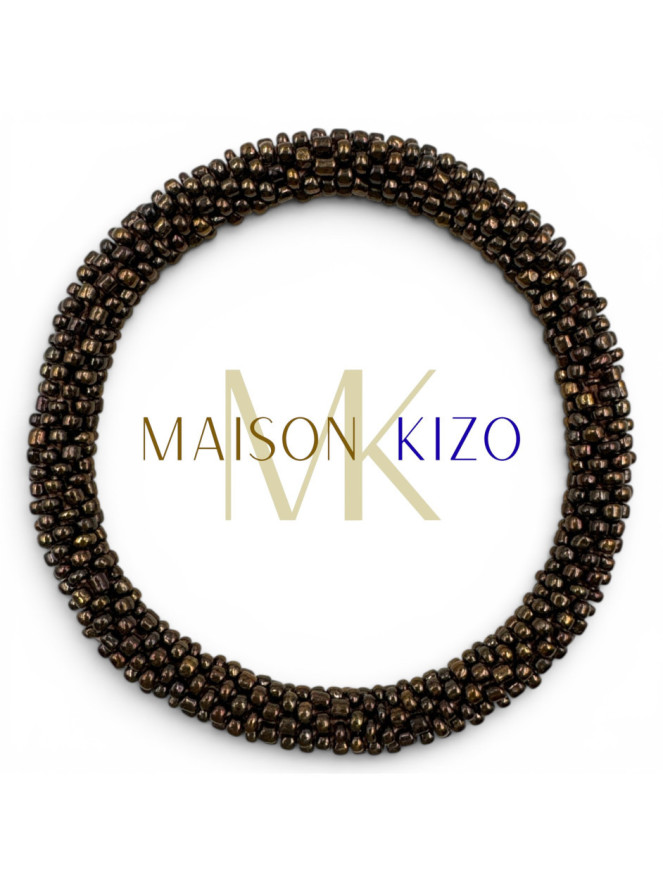 Bracelet NÉPALAIS CHOCOLAT B57