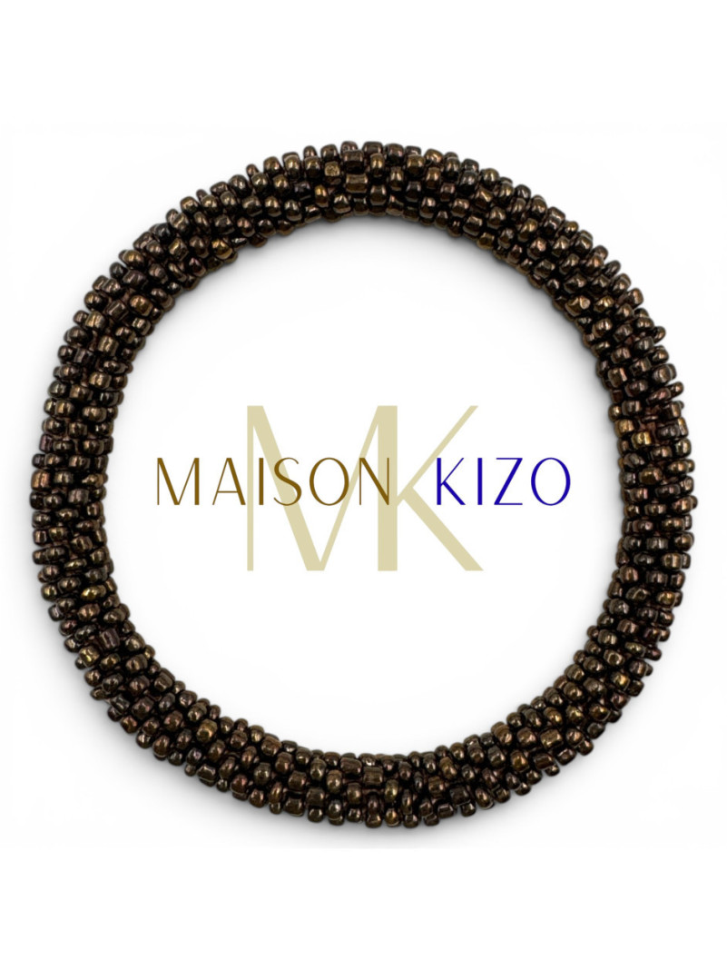 Bracelet NÉPALAIS CHOCOLAT B57