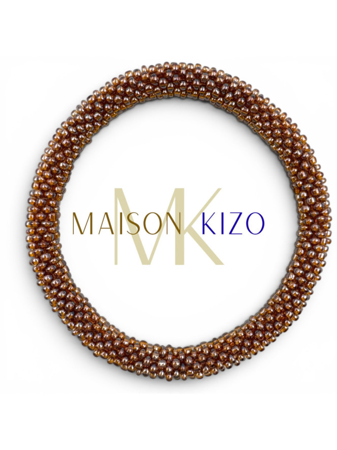 Bracelet NÉPALAIS MARRON GLACÉ B58