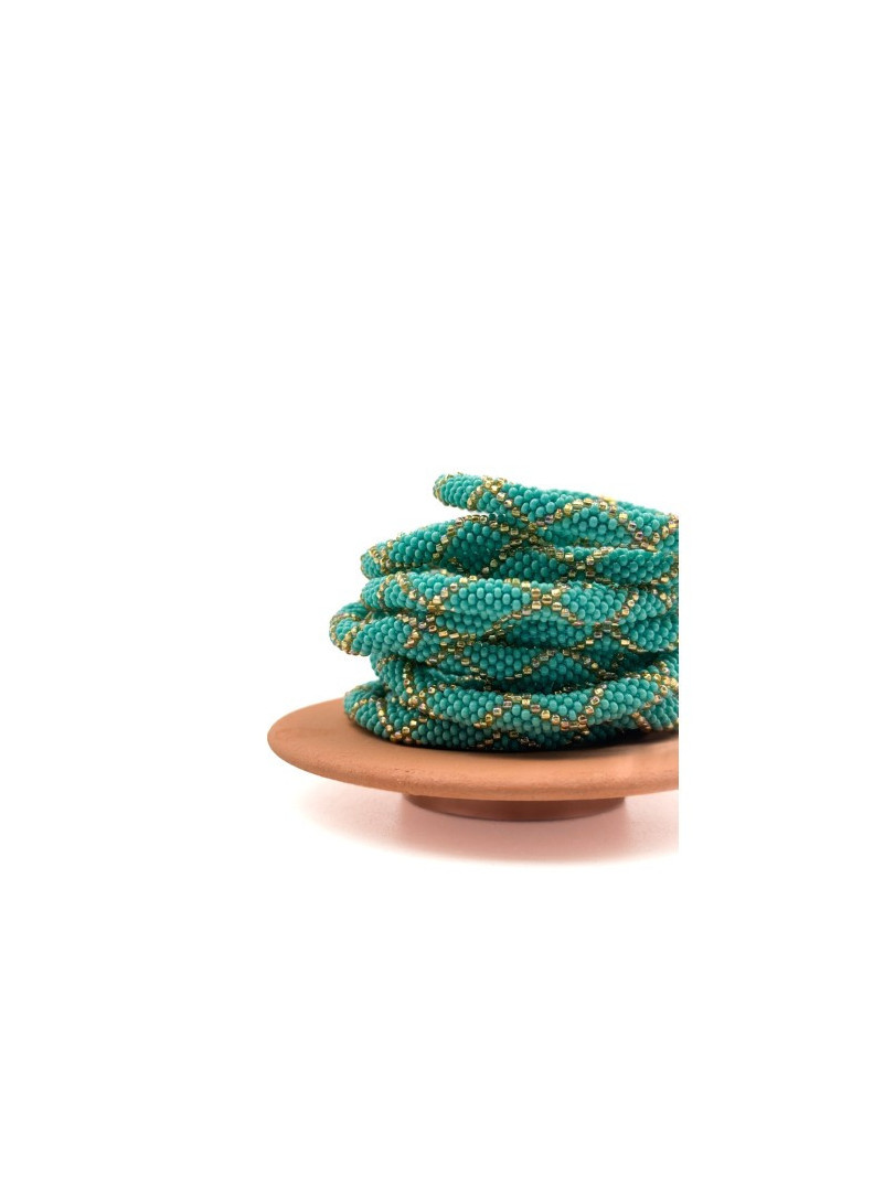 Bracelet NEPALAIS TURQUOISE doré E39