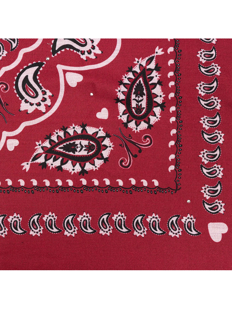 Foulard carré Lollipops TRICIA BORDEAUX