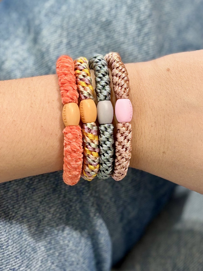 Bracelet Chouchou KKNEKKI lot de 4 couleurs MULTI