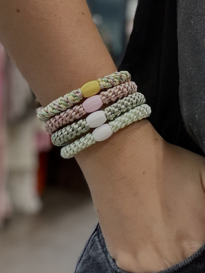 Bracelet Chouchou KKNEKKI lot de 4 couleurs PASTEL