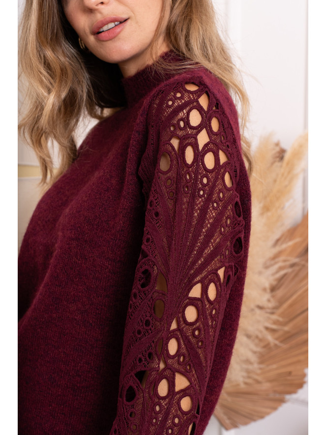 Pull REVE Burgundy