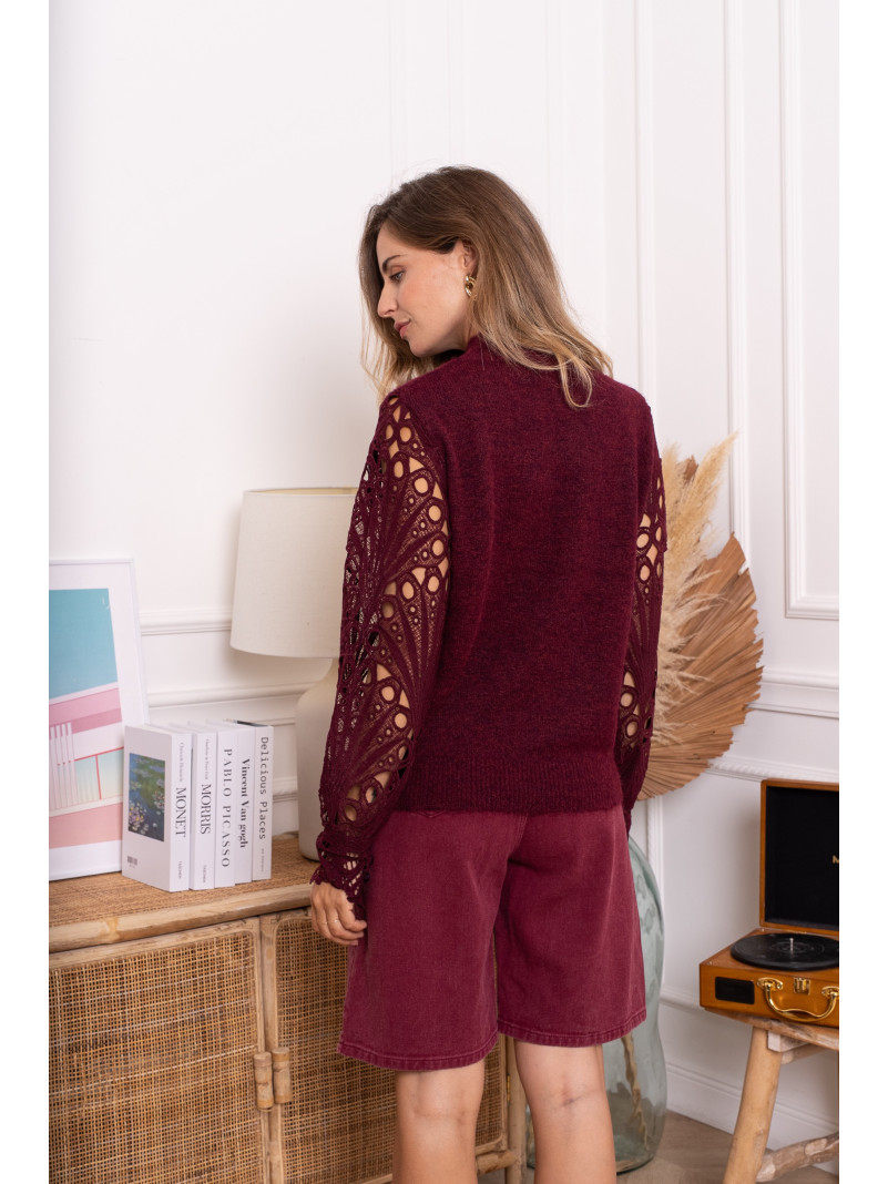 Pull REVE Burgundy