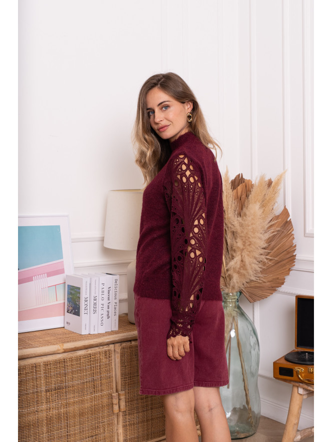 Pull REVE Burgundy