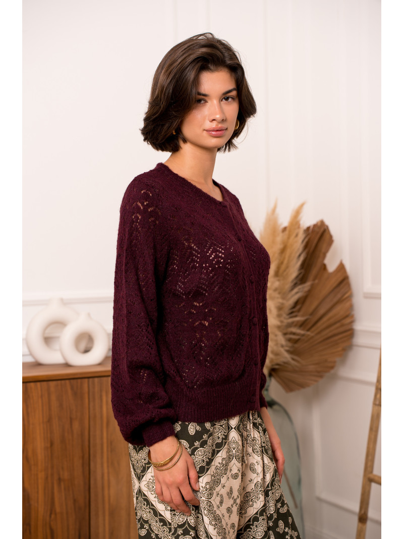 Pull VIRGILE BURGUNDY