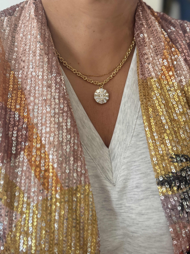 COLLIER TWICE CRISTAL