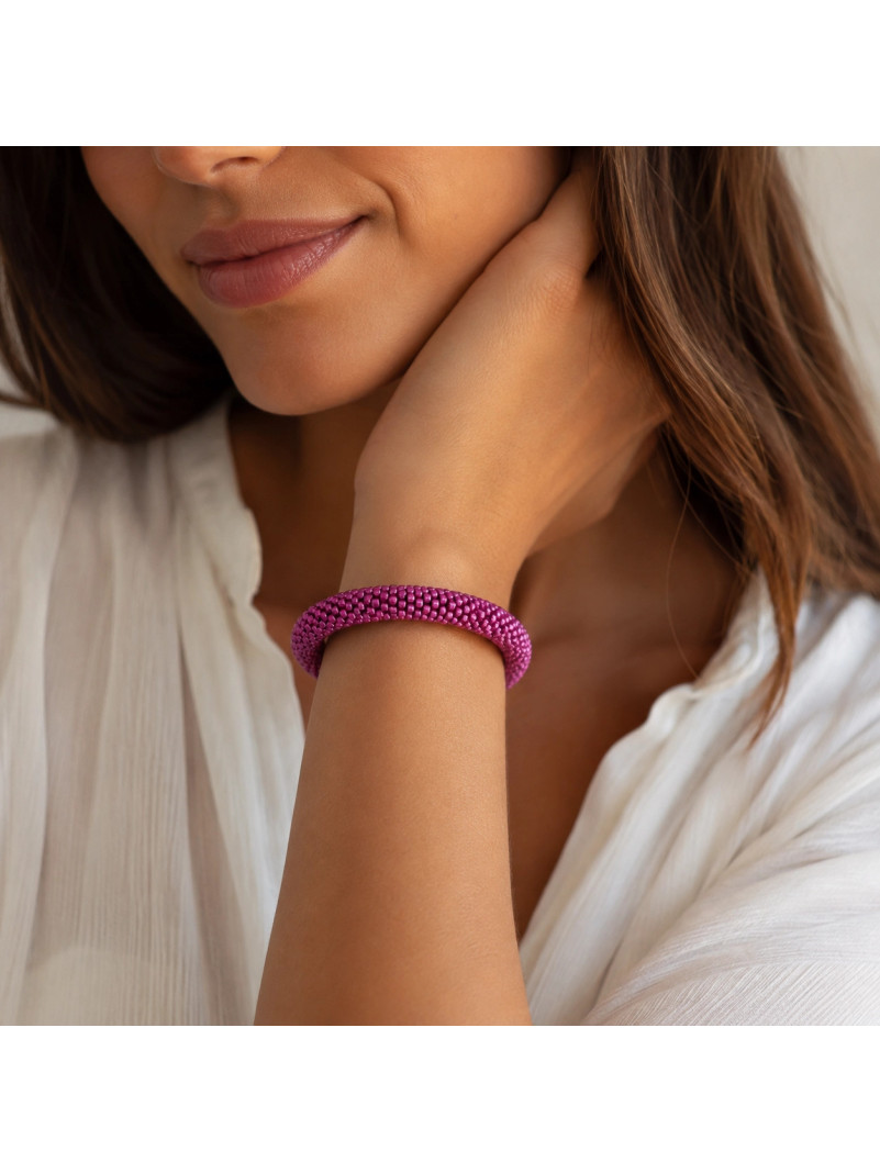 Bracelet NÉPALAIS FUCHSIA UNI