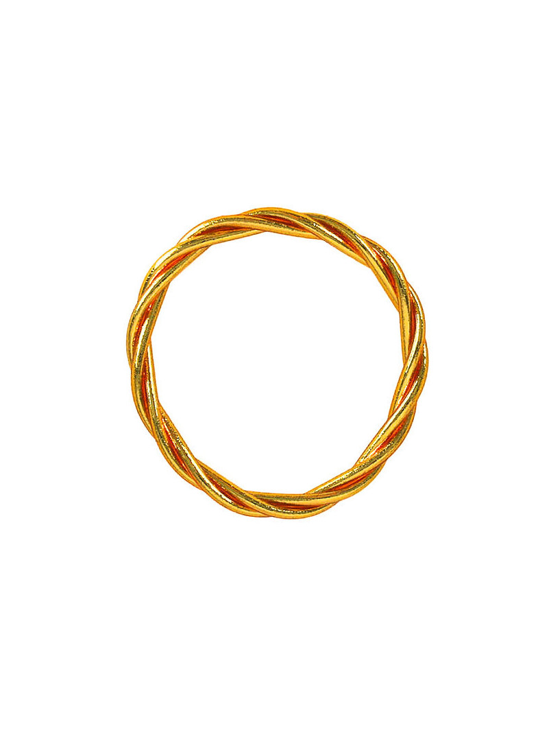 JONC BOUDDHISTE TORSADÉ GOLD