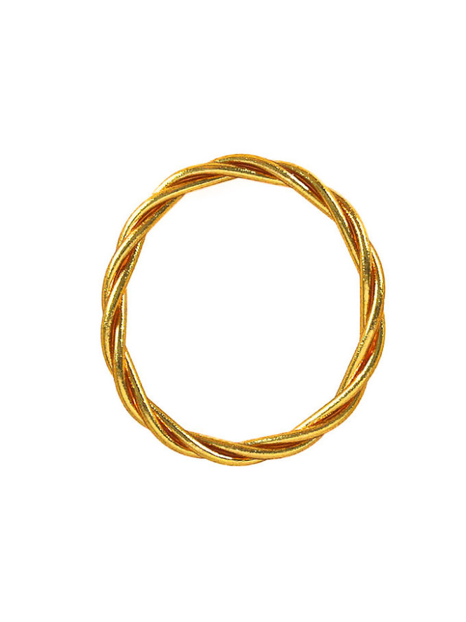 JONC BOUDDHISTE TORSADÉ light GOLD