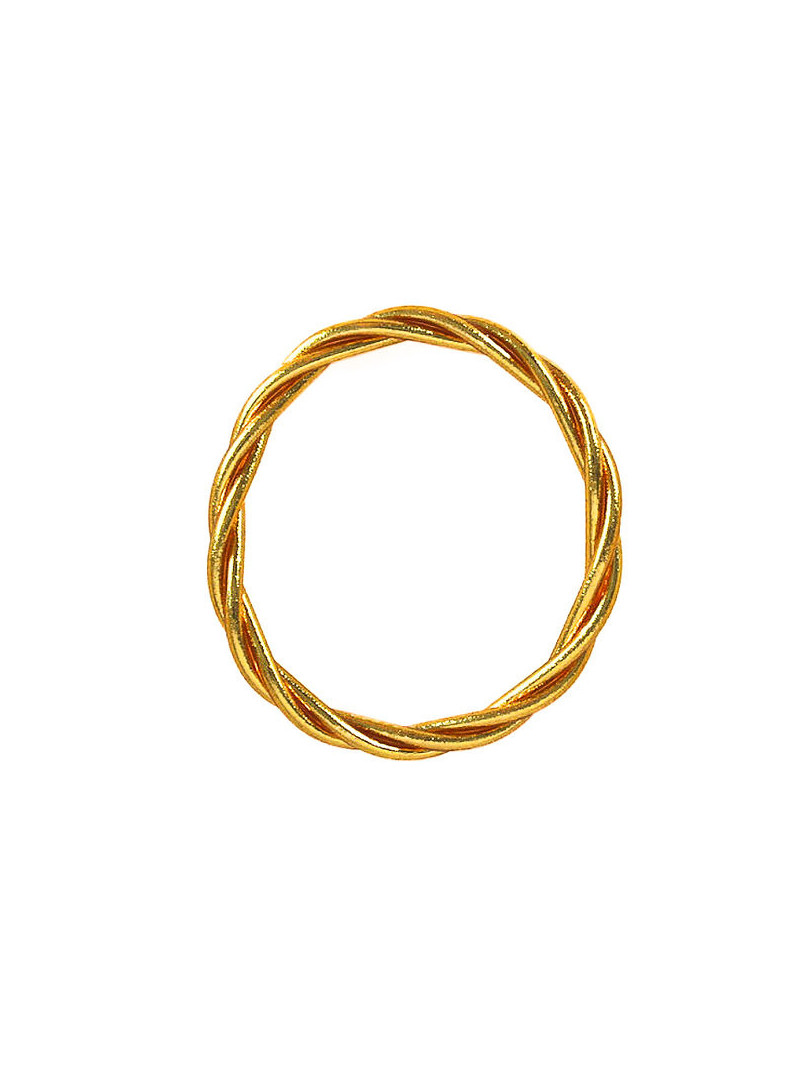 JONC BOUDDHISTE TORSADÉ light GOLD